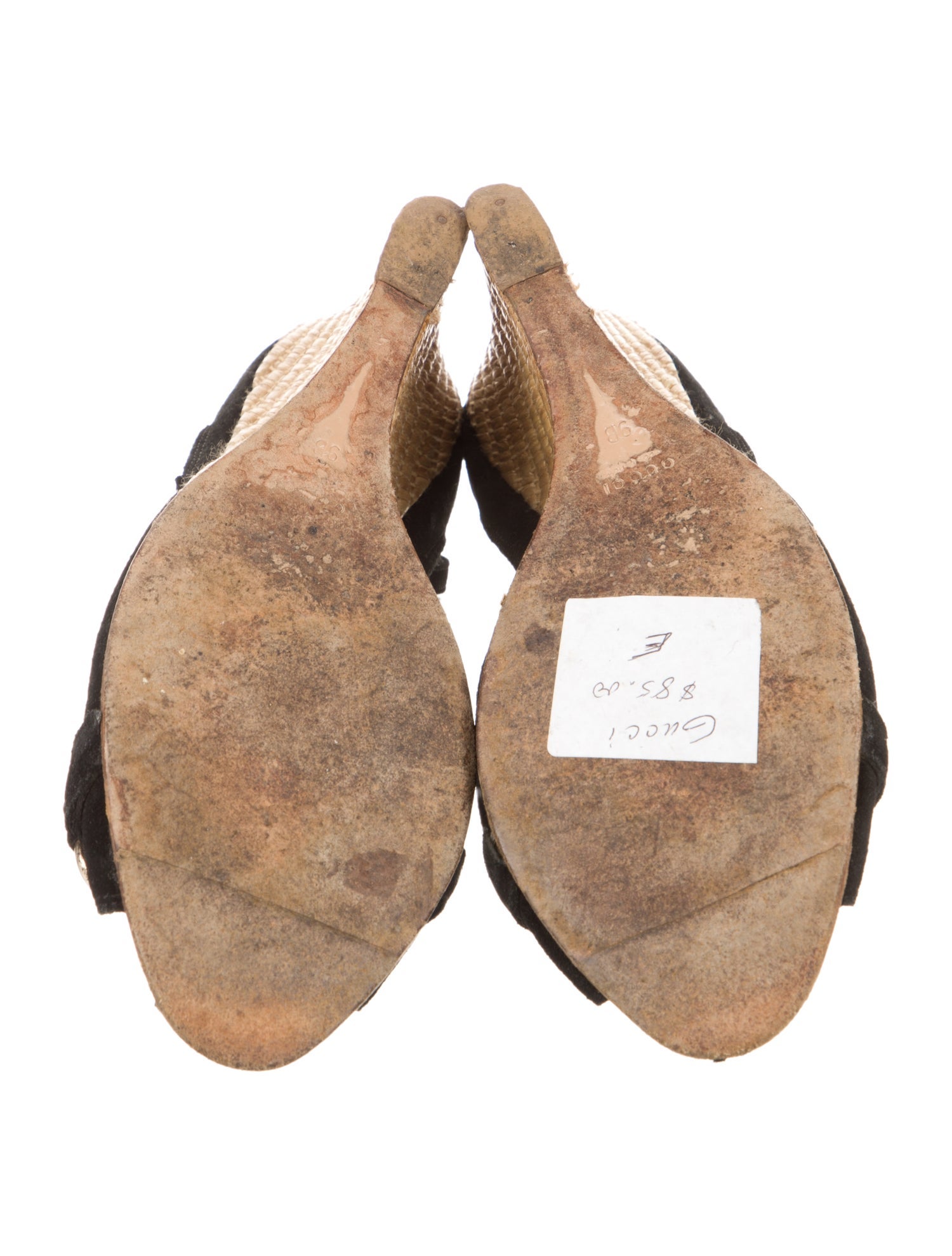 Gucci Horsebit Accent Suede Gladiator Sandals